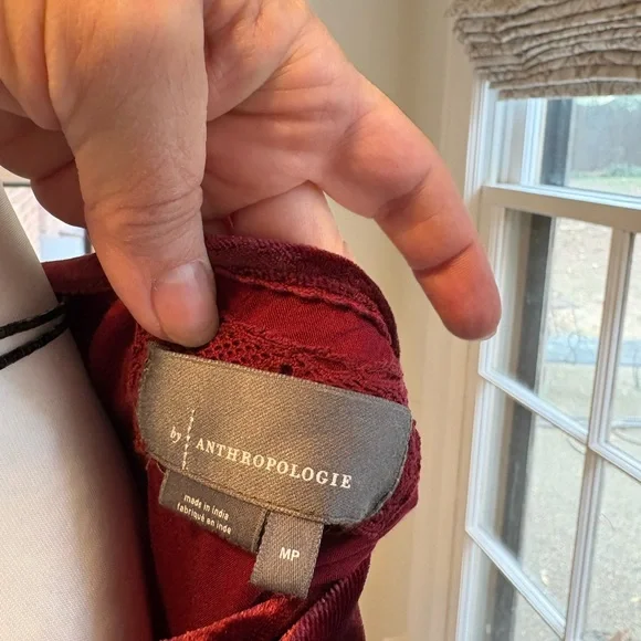 Somerset Maxi dress Holiday edition burgundy velvet MP - Picture 5 of 5